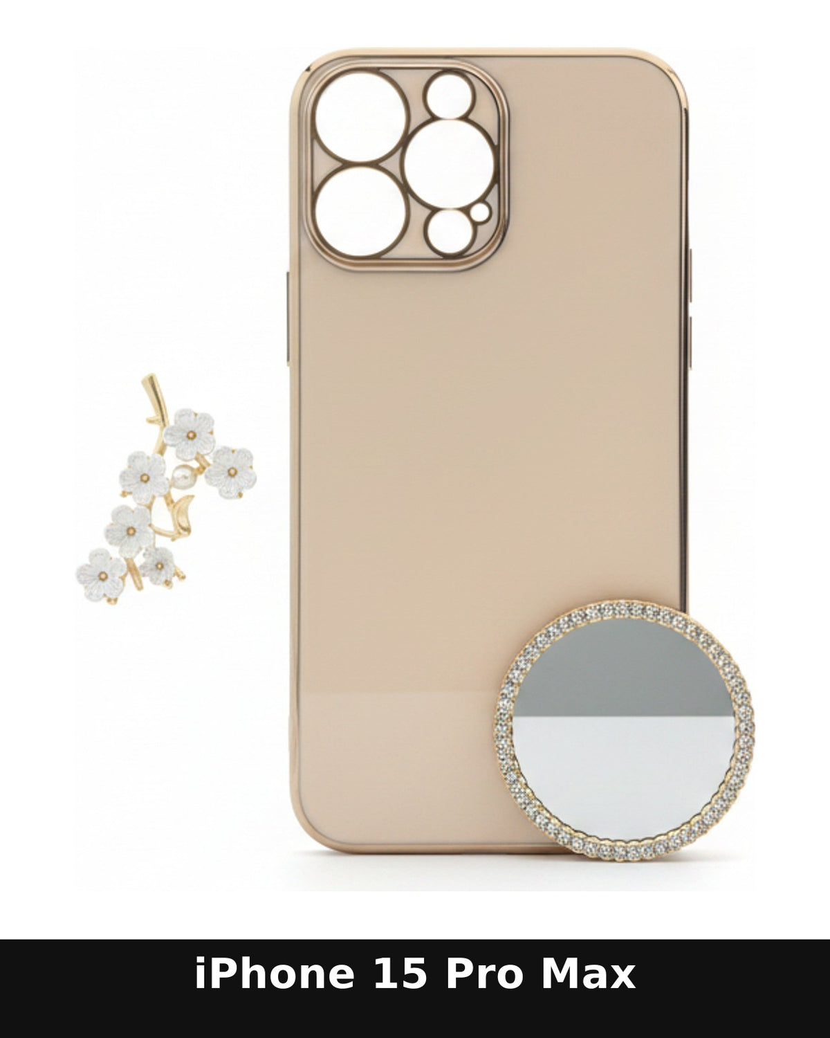 iPhone 15 Pro Max Champagne Case