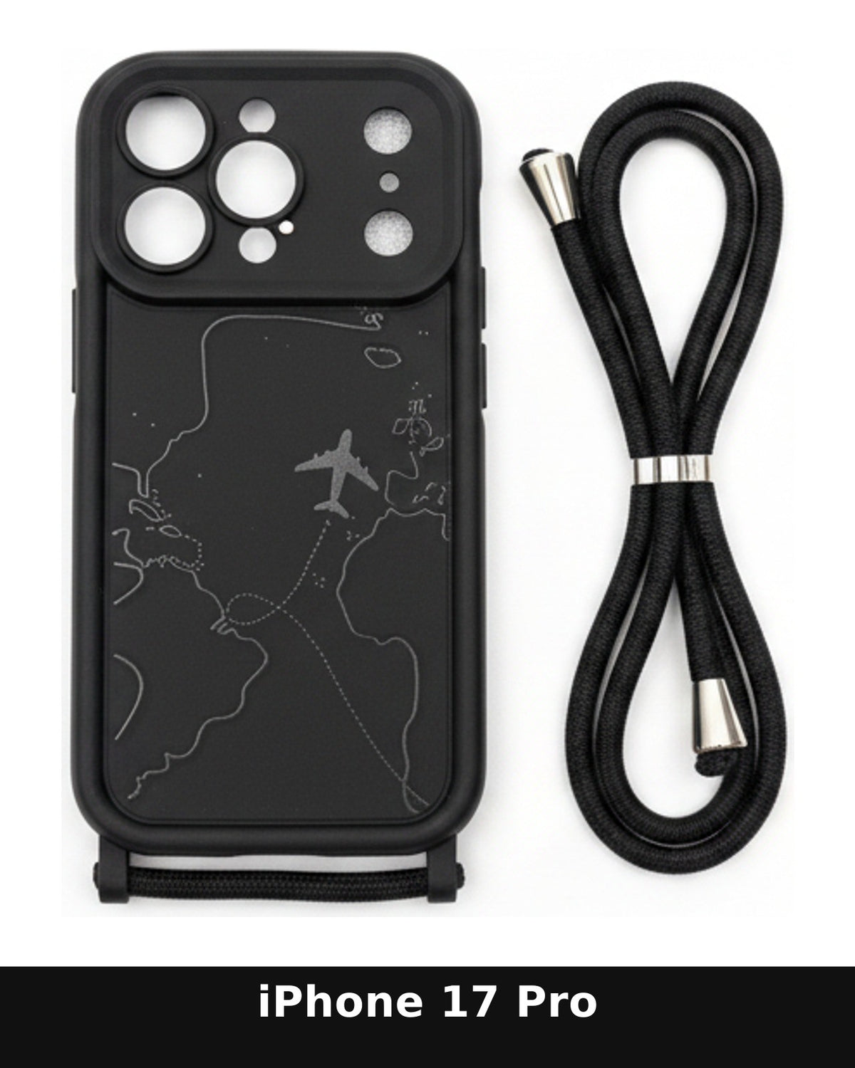 iPhone 17 Pro Black Strap Case