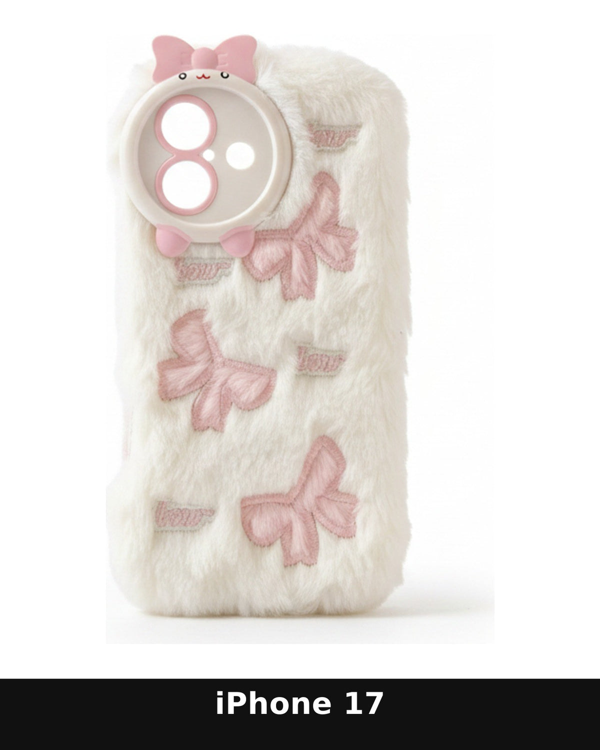 iPhone 17 Plush Pig Camera Case