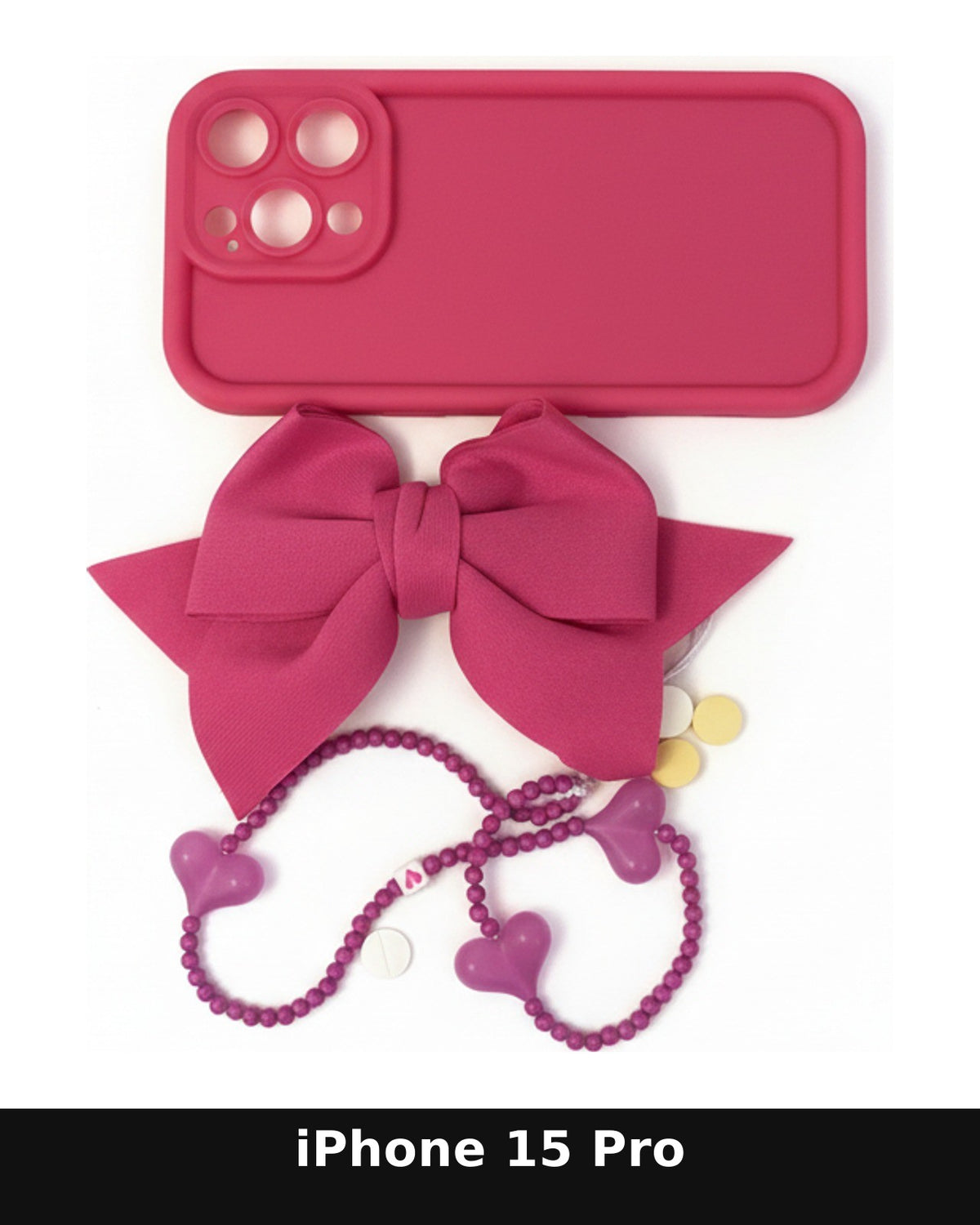iPhone 15 Pro Pink Silicone Case
