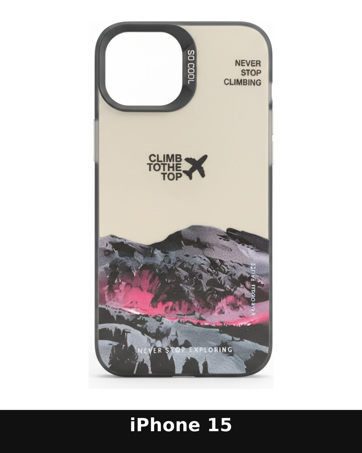 iPhone 15 Mountain Graphic Case