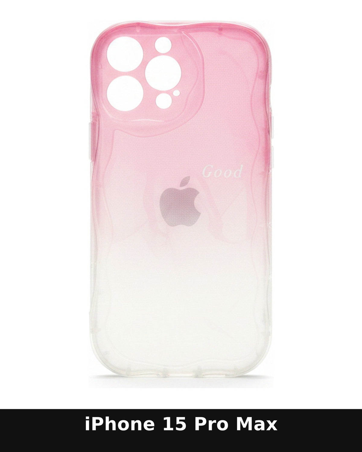 iPhone 15 Pro Max Pink Gradient Wavy Case