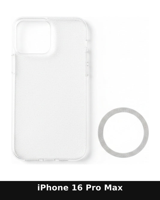 Iphone 16 Pro Max Clear Glitter Case