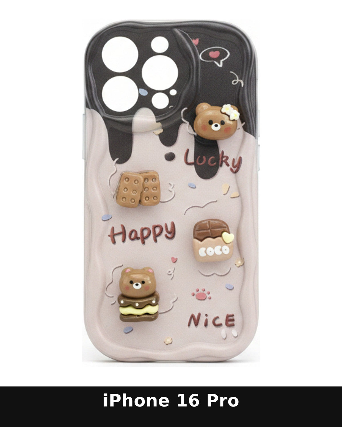 iPhone 16 Pro Cute Cartoon Dessert Case
