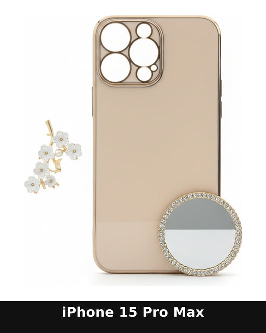 iPhone 15 Pro Max Champagne Case