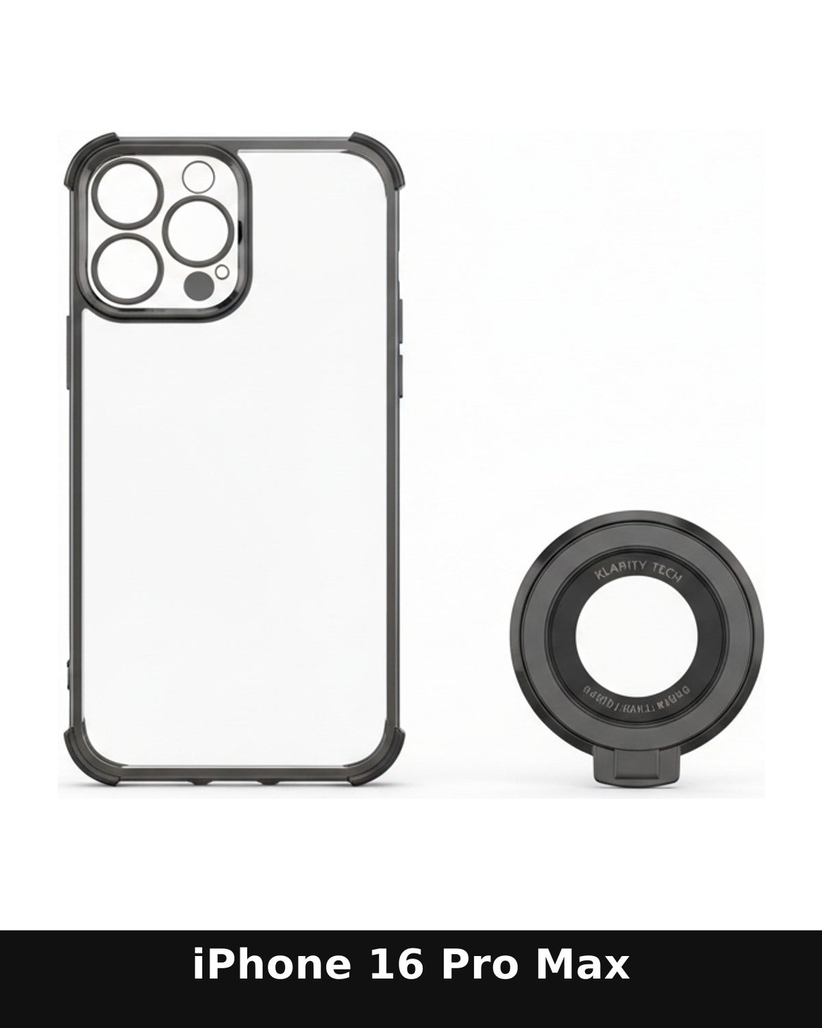 iPhone 16 Pro Max Clear Shockproof Case