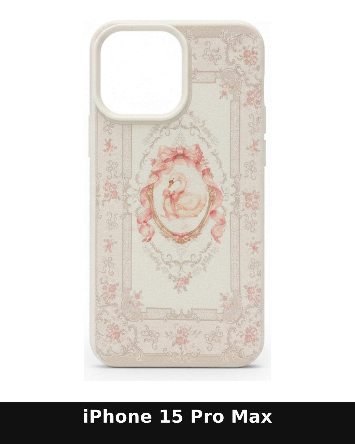 iPhone 15 Pro Max Floral Swan Case