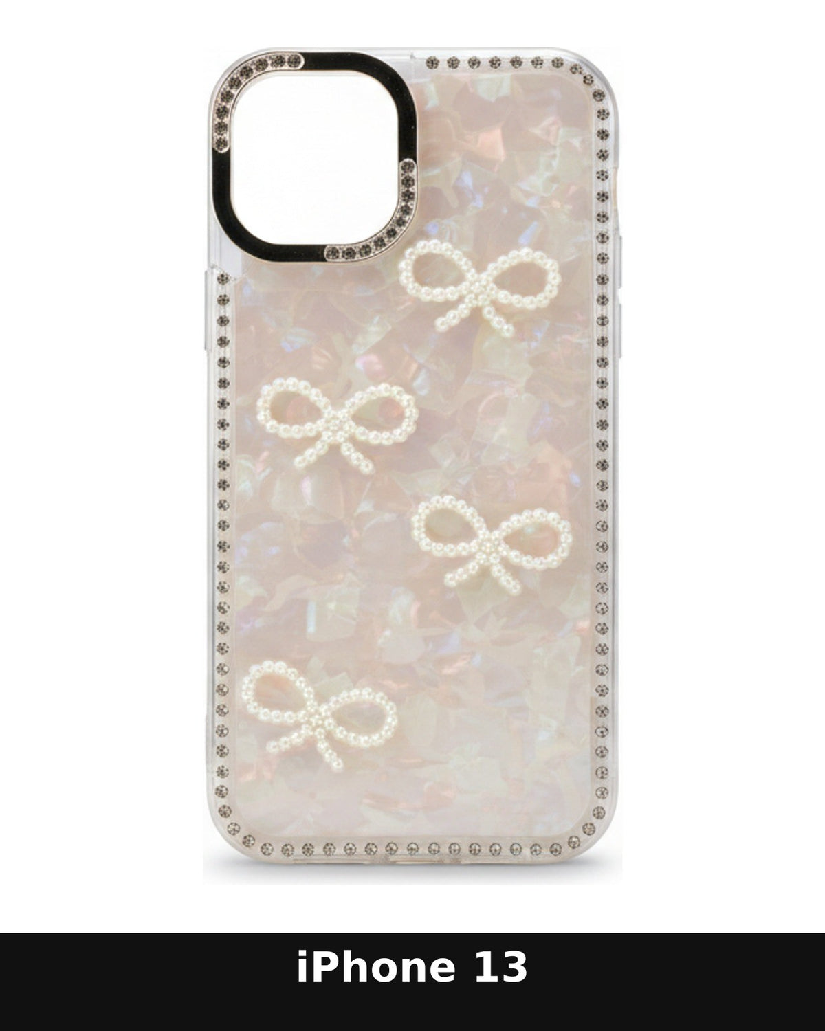 Iphone 13 Iridescent Pearl Crystal Case