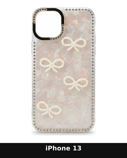 Iphone 13 Iridescent Pearl Crystal Case