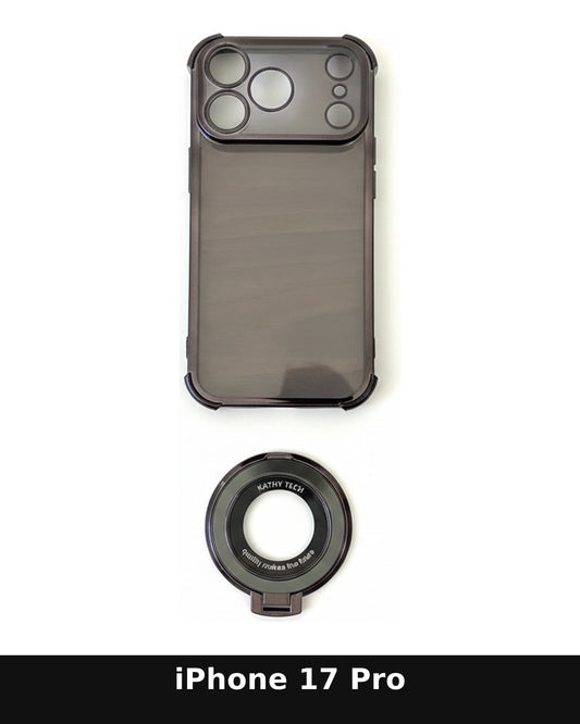 iPhone 17 Pro Smoky Clear Protective Case