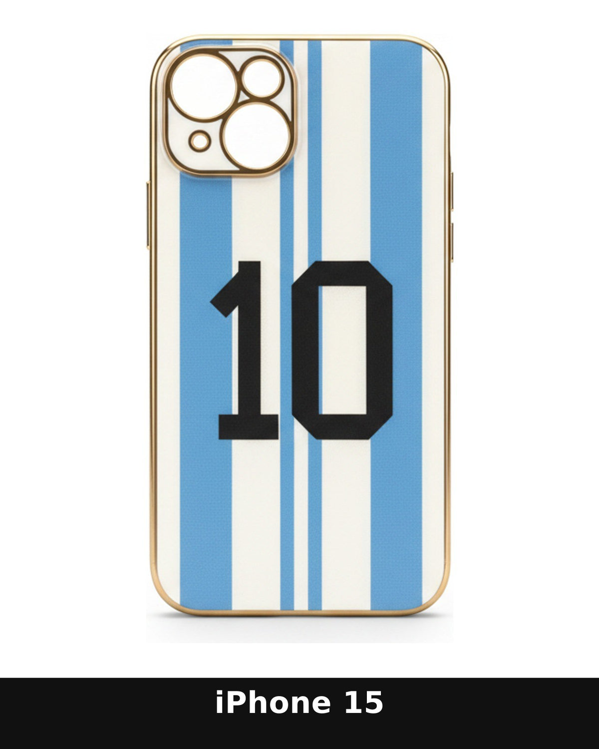 iPhone 15 Striped Number 10 Case