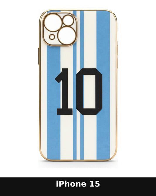 iPhone 15 Striped Number 10 Case
