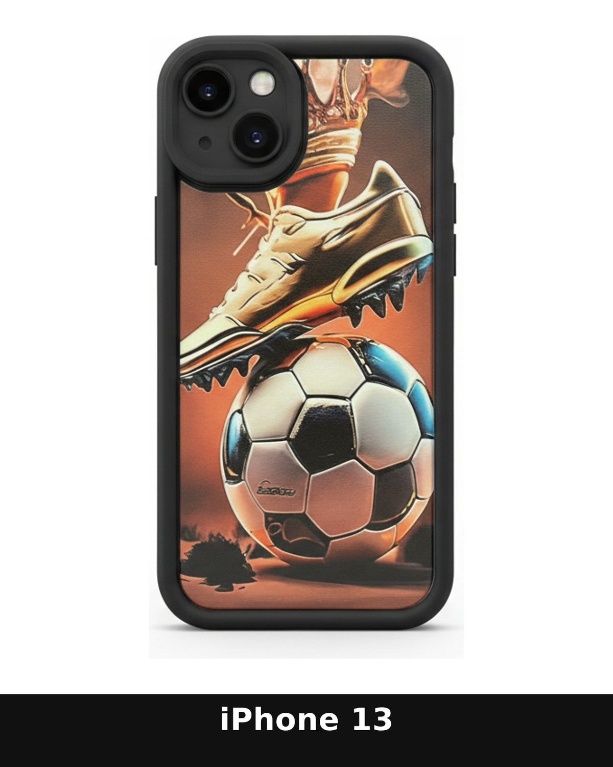 iPhone 13 Soccer Design Case — black phone case for iPhone 13
