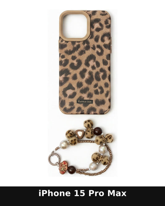 iPhone 15 Pro Max Leopard Print Phone Case
